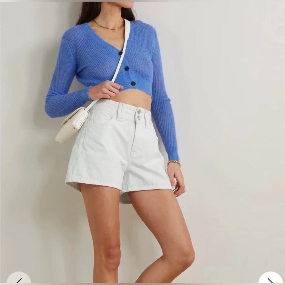 Frame Denim White Jean Shorts